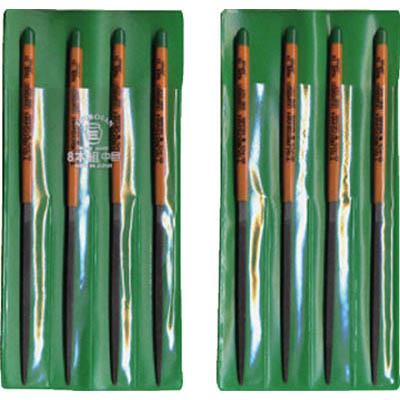 ツボサン KA008-02 組ヤスリ 8本組 角 中目