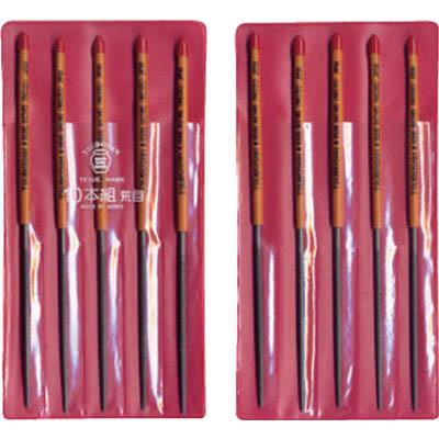 ツボサン MA010-01 組ヤスリ 10本組 丸 荒目