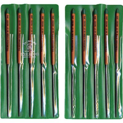 ツボサン MA010-02 組ヤスリ 10本組 丸 中目