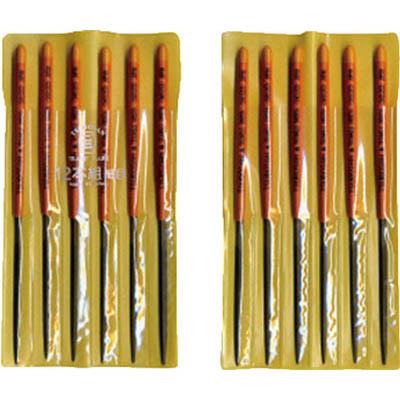 ツボサン SA012-03 組ヤスリ 12本組 三角 細目