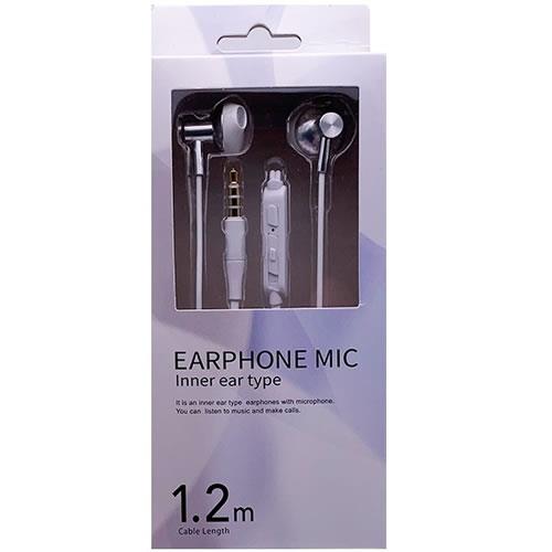 オズマ ESM-SP101WS ホワイト ステレオイヤホンマイク インナーイヤータイプ