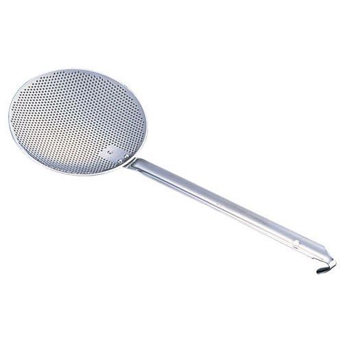 三宝産業 UK 18-8パンチング丸カス揚 板ハンドル 17cm