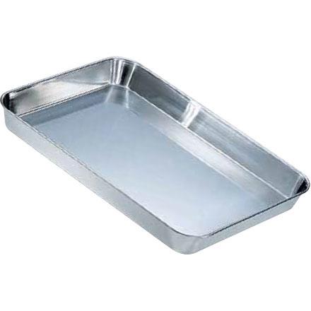 三宝産業 浅型角バット 6枚取 18-8ステンレス