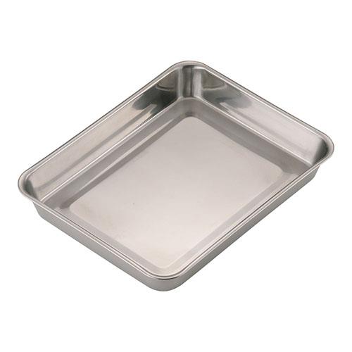 ユキワ ステンレス浅型角バット 15枚取