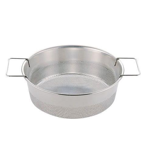 三宝産業 UK 18-8 パンチング丸フライヤー 穴径φ1.5mm 28cm