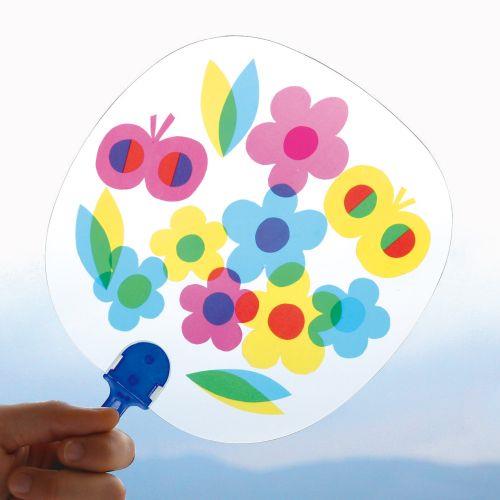 アーテック ステンドうちわ 光を通して 147 [工作][うちわ][透明][ステンドグラス][お絵かき][手作り][夏][祭][イベント]