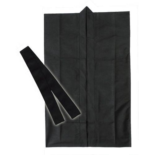 アーテック ロングハッピ不織布 黒 J ハチマキ付 1166 [運動会][発表会][応援][応援団][チーム][ダンス][装飾][衣装][法被][半纏][エイサー][よさこい][お祭り][祭]
