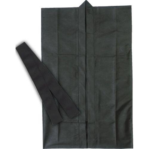アーテック ロングハッピ不織布 黒 S ハチマキ付 1173 [運動会][発表会][応援][応援団][チーム][ダンス][装飾][衣装][法被][半纏][エイサー][よさこい][お祭り][祭]