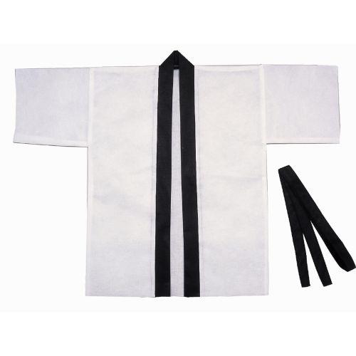 アーテック カラー不織布ハッピ 子供用 S 白 1298 [運動会][発表会][応援][応援団][チーム][ダンス][装飾][衣装][法被][半纏][エイサー][よさこい][お祭り][祭]