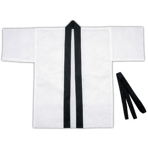 アーテック カラー不織布ハッピ 大人用 L 白 1364 [運動会][発表会][応援][応援団][チーム][ダンス][装飾][衣装][法被][半纏][エイサー][よさこい][お祭り][祭]