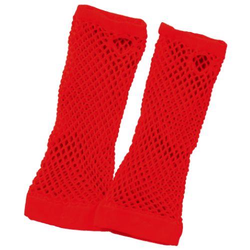 アーテック カラーメッシュグローブ 赤 1985 [運動会][発表会][応援][応援団][チーム][ダンス][装飾][衣装][手袋][忍者]