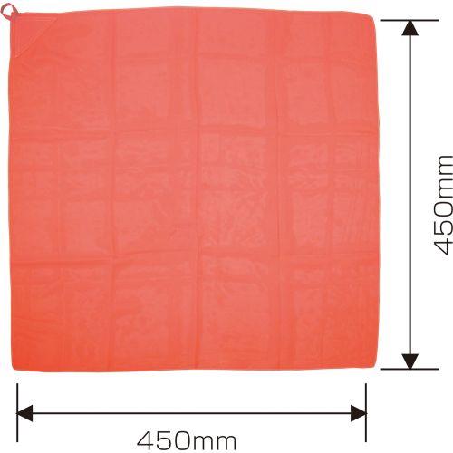 アーテック ループ付カラースカーフ ミニ赤 2103 [運動会][発表会][応援][応援団][チーム][ダンス][装飾][衣装][祭][スカーフ]