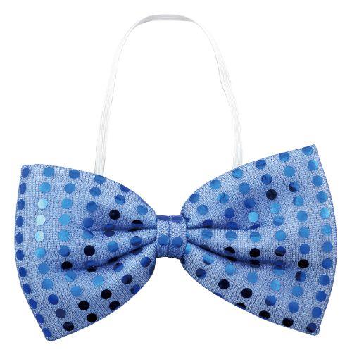 アーテック キラキラ蝶ネクタイ 青 2297 [運動会][発表会][お遊戯会][劇][ダンス][装飾][飾り][衣装][祭][ネクタイ][小物]