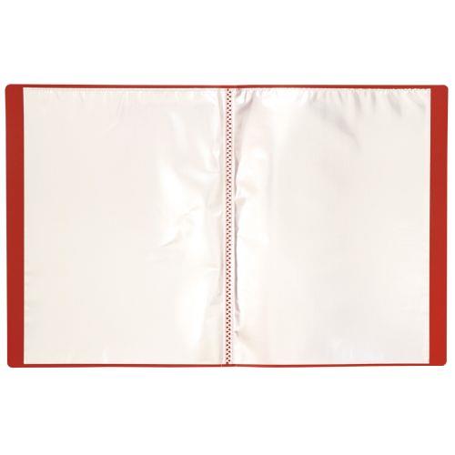 アーテック クリアブックB 厚 A4 20ポケット レッド 3142