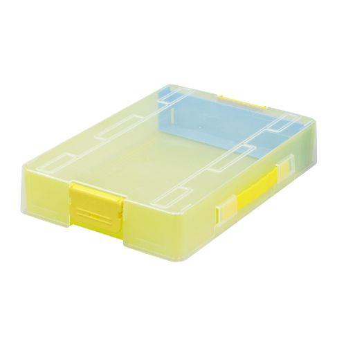 アーテック A4おどうぐばこクリアイエロー 3702 [知育玩具][文具][お道具箱][おどうぐばこ][新学期][収納ケース][学校用品][学童用品][積み重ね][持ち手付き][仕切り][名前]