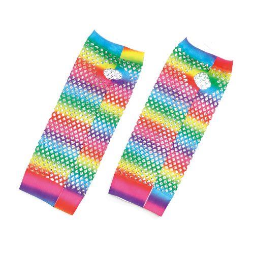 アーテック カラーメッシュグローブ レインボー 4587 [運動会][発表会][応援][応援団][チーム][ダンス][装飾][衣装][手袋][忍者]