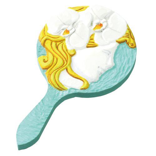 アーテック 白彫板 姫鏡 5283 [彫刻][彫る][手彫り][手作り][デザイン][実用性][オリジナル][制作][手鏡][ミラー]