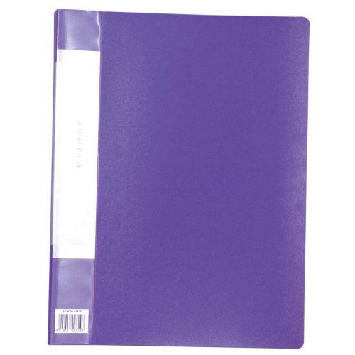 アーテック クリアブックB 厚 A4 20ポケット パープル 5424