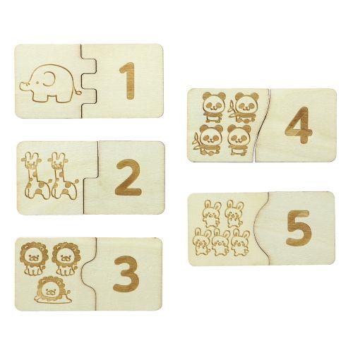 アーテック 木製すうじパズル 6774 [知育玩具][パズル][ジグソーパズル][パズル][室内][ゲーム][動物][数字][木製][知育]
