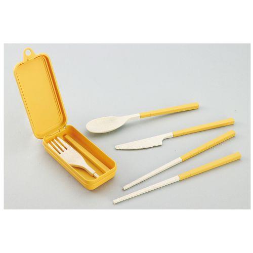 アーテック おはしセット 黄色 9451 [防災用品][睡眠補助・雑貨][防災][災害][防災セット][備蓄][キャンプ][アウトドア][カトラリー][弁当][ランチボックス]