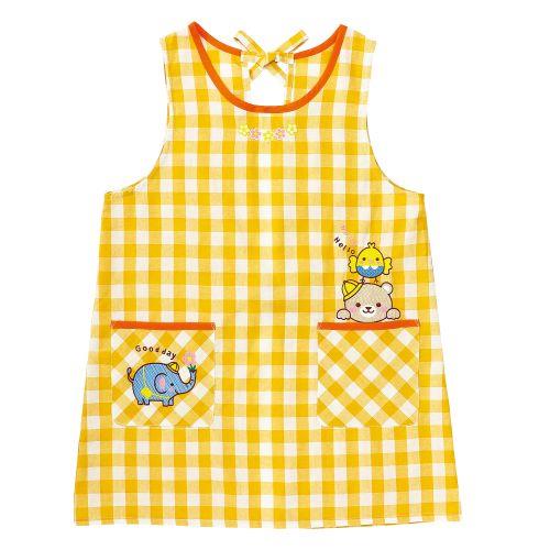 アーテック アニマルギンガムチェックエプロン イエロー 9536 [日用品][日常][生活][エプロン][料理][ギンガムチェック][動物]