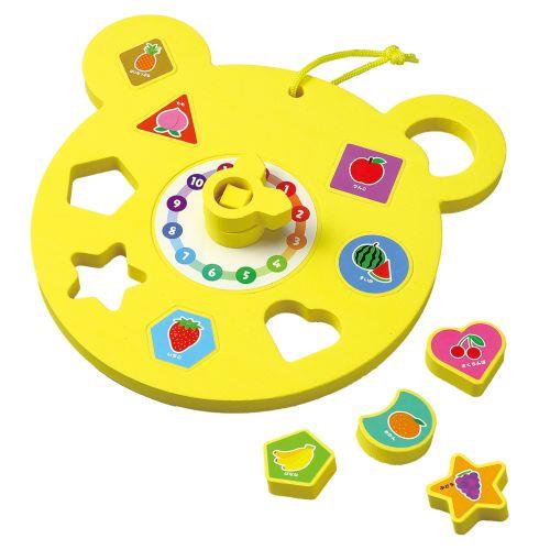 アーテック EVAちいくま 11808 [時計学習][形あわせ][動物][室内遊び][知育玩具][ﾌﾟﾚｾﾞﾝﾄ][景品][幼児][学童][子供会]