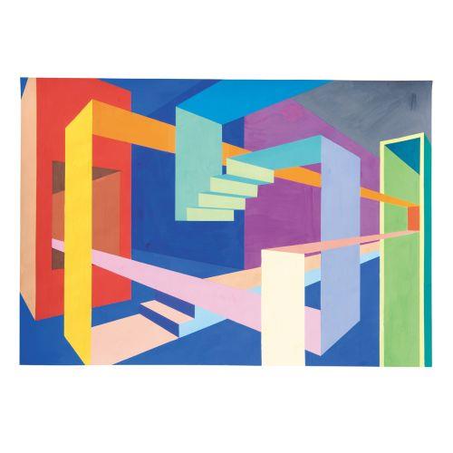 アーテック 二点透視シート 10枚組 B3 13088 [美術][二点透視][イラスト][透視法][アナログ][補助線][用紙][作画][中学][高校]