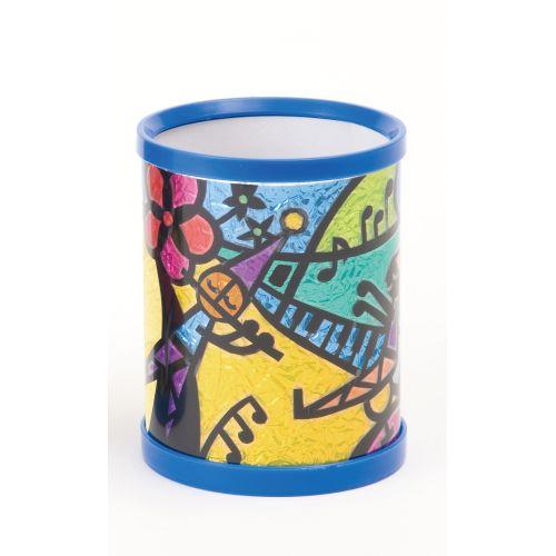 アーテック ニューステンドペン立て ネオセロハン8色組 13096 [ステンドグラス][ペン立て][セロハン][カッティング][美術][デザイン][キット][クラフト][自由工作]