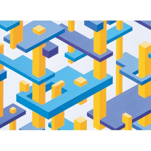 アーテック 斜方眼シートA4 10枚組 13144 [美術][等角投影法][イラスト][投影法][アナログ][補助線][用紙][作画][中学][高校]