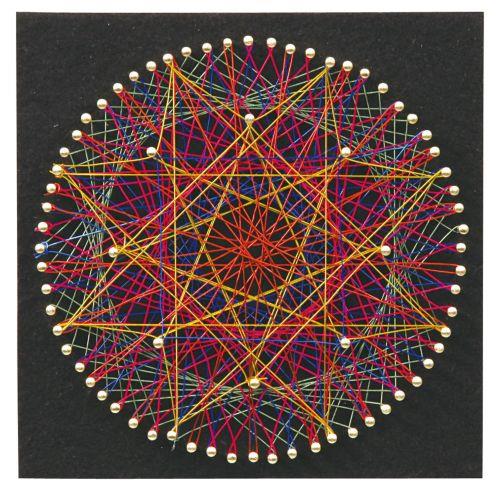 アーテック ワイヤーアート 13228 [幾何学模様][ワイヤー][アート][作品][模様][工作][イベント][ワークショップ]