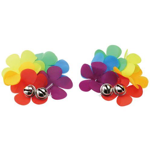 アーテック はなのうでわ 小 鈴付き レインボー 14624 [運動会][運動会グッズ][応援][カラフル][チーム][応援グッズ][飾り][コスチューム][体育祭][腕輪][音][鈴]