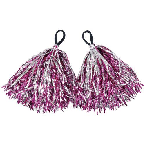 アーテック ヒラヒラハンドフリーポンポン ピンクシルバー 14836 [運動会][ポンポン][ダンス][チアリーダー][チア][キラキラ][応援][応援団][お遊戯会][発表会]