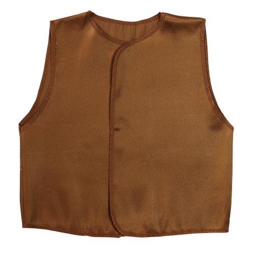 アーテック ソフトサテンベスト C 茶 14996 [運動会][発表会][お遊戯会][衣装][安い][手作り衣装][サテン][衣装ベース][簡単][手作り][コスプレ][ベスト]