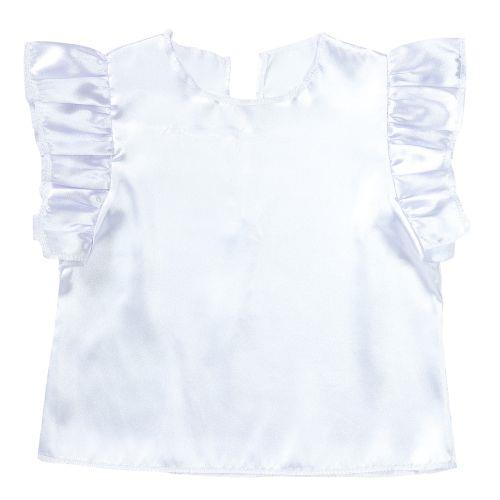 アーテック ソフトサテン フリフリシャツ 白 15068 [発表会][学芸会][素材][衣装][衣装ベース][ハロウィン][コスプレ][仮装][子ども][安い]