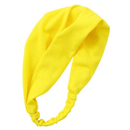 アーテック カラー ヘアーターバン 黄 18151 [運動会][発表会][応援][応援団][チーム][ダンス][装飾][衣装][祭][ヘアバンド][はちまき]