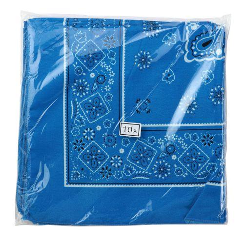 アーテック バンダナ 青 10枚組 18169 [運動会][発表会][イベント][体育祭][学芸会][チームカラー][応援][調理実習][料理]