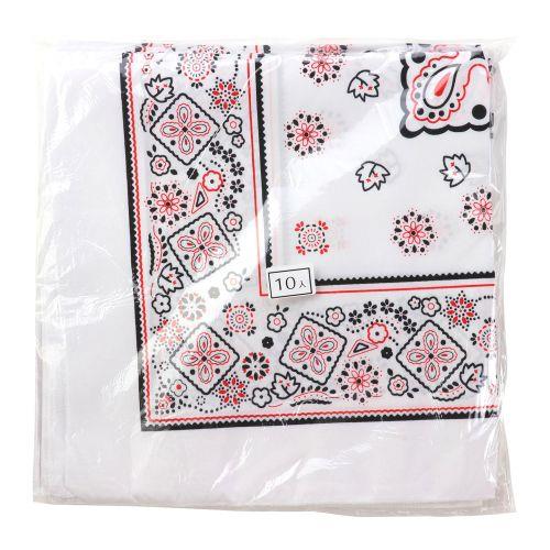 アーテック バンダナ 白 10枚組 18170 [運動会][発表会][イベント][体育祭][学芸会][チームカラー][応援][調理実習][料理]