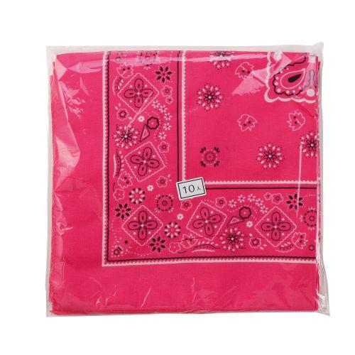 アーテック バンダナ 桃 10枚組 18174 [運動会][発表会][イベント][体育祭][学芸会][チームカラー][応援][調理実習][料理]