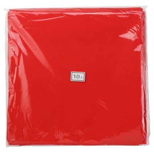 アーテック バンダナ無地 赤 10枚組 18178 [運動会][発表会][イベント][体育祭][学芸会][チームカラー][応援][調理実習][料理]