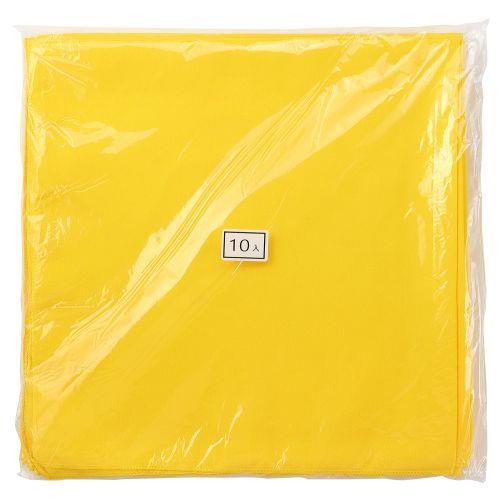 アーテック バンダナ無地 黄 10枚組 18180 [運動会][発表会][イベント][体育祭][学芸会][チームカラー][応援][調理実習][料理]