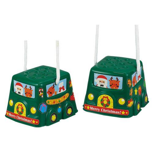 アーテック スタンプぽっくり サンタカー シール 21172 [クリスマス][プレゼント][パカポコ][ぽっくり][運動][バランス][土踏まず][姿勢][発育][知育][外遊び]