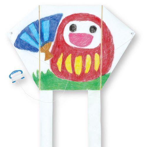 アーテック atぐにゃぐにゃ凧 ビッグ 21208 [お正月][凧][凧揚げ][カイト][伝承玩具][無着色][組立済][手作り][お絵かき][昔遊び][外遊び][レジャー]