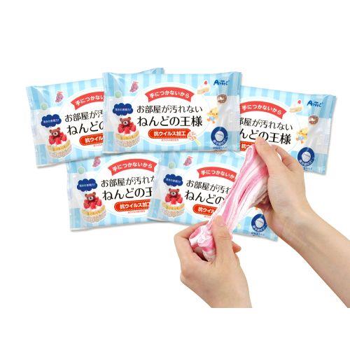 アーテック ねんどの王様 5個セット 23368 [ねんど][工作][ねんど][粘土][夏休み][クラフト][日本製][抗ウイルス][軽量][のびる]