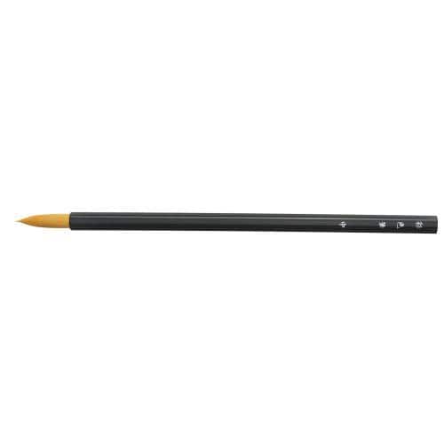 アーテック ナイロン六角黒軸デザイン筆 彩色筆中 24050 [絵具][油絵具][アクリル][水彩][画材][筆][絵画][美術][中学][高校][趣味][ホビー]