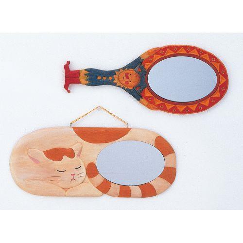 アーテック 木彫鏡かざり しな 鏡付 30580 [鏡][壁飾り][木彫材][彫刻][木製][デザイン][美術][図工][工作][クラフト][オリジナル][手作り]