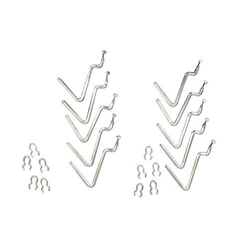 アーテック 有孔パネル専用フックL字型 10個組 42293