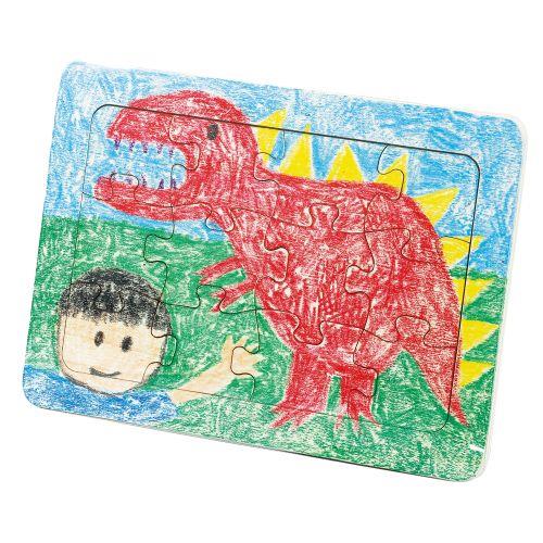 アーテック 木製パズル 無地 44065 [工作][夏休み][自由研究][夏][クラフト][オリジナル][お絵かき][無地][パズル]