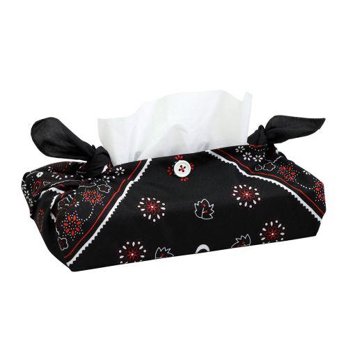 アーテック バンダナティッシュボックスカバー 黒 50936