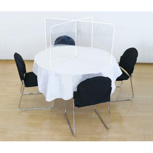 アーテック 飛沫防止十字型卓上パーテーション 正方形タイプ 51228 [飛沫防止][卓上パーテーション][衛生用品][飛沫防止][感染対策][パーテーション][パネル][テーブル][学校][オフィス][飲食店][仕切り]