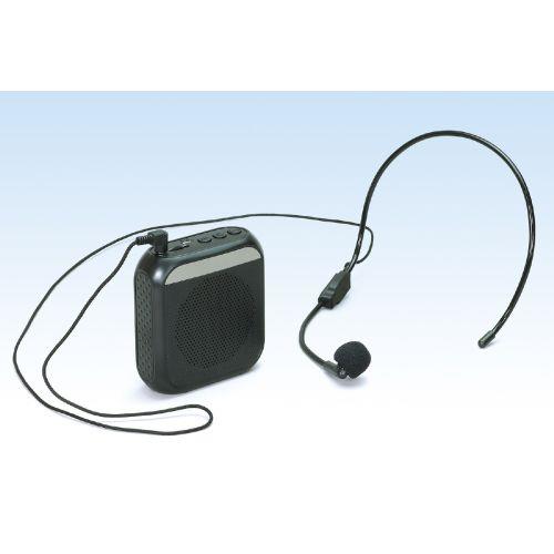 アーテック ハンズフリー小型拡声器 黒 51322 [防災用品][マイク・拡声器][イベント][マイク][拡声器][大音量][伝言][スピーカー][運動会][研修][発表会][訓練]